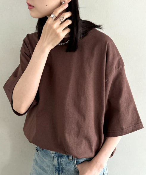 PRO CLUB(プロクラブ) /6.5オンス スーパーヘビーウェイト クルーネック 半袖Tシャツ Heavyweight Cotton Short Sleeve Crew Neck T-Shirt | M2212003 | ブラウン