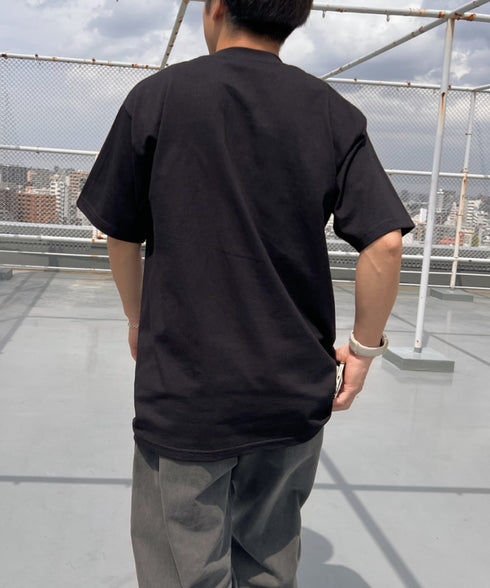 PRO CLUB(プロクラブ) /6.5オンス スーパーヘビーウェイト クルーネック 半袖Tシャツ Heavyweight Cotton Short Sleeve Crew Neck T-Shirt | M2212003 | ブラック