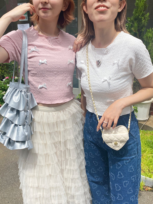 リボンメロウTシャツ | SL2233623 | ピンク