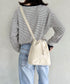 THE NORTH FACE(ザ・ノースフェイス)/巾着 ショルダーバッグ バケットバッグ/WL BUCKET BAG MINI | IL1212005 | アイボリー