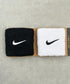 NIKE(ナイキ)/2個セット スウッシュ 刺繍 無地 リストバンド 2パック | IL4212001 | ホワイト×ブラック