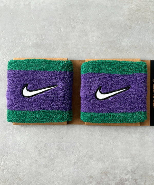NIKE(ナイキ)/2個セット スウッシュ 刺繍 無地 リストバンド 2パック | IL4212001 | パープル系その他