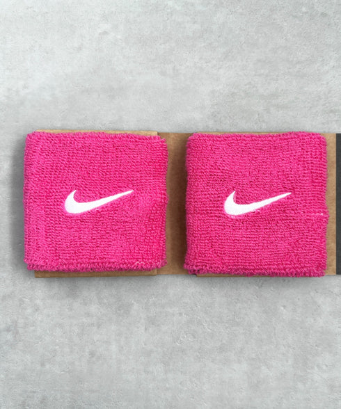 NIKE(ナイキ)/2個セット スウッシュ 刺繍 無地 リストバンド 2パック | IL4212001 | ピンク系その他