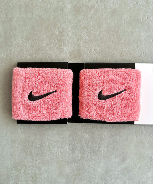 NIKE(ナイキ)/2個セット スウッシュ 刺繍 無地 リストバンド 2パック | IL4212001 | ピンク
