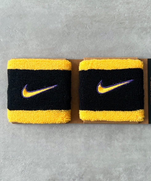 NIKE(ナイキ)/2個セット スウッシュ 刺繍 無地 リストバンド 2パック | IL4212001 | ゴールド
