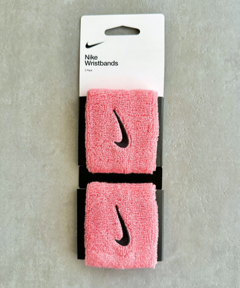 NIKE(ナイキ)/2個セット スウッシュ 刺繍 無地 リストバンド 2パック | IL4212001 | ピンク