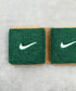 NIKE(ナイキ)/2個セット スウッシュ 刺繍 無地 リストバンド 2パック | IL4212001 | ダークグリーン