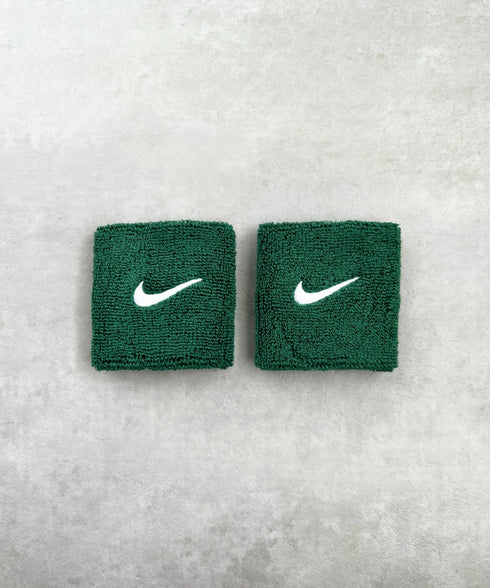 NIKE(ナイキ)/2個セット スウッシュ 刺繍 無地 リストバンド 2パック | IL4212001 | ダークグリーン