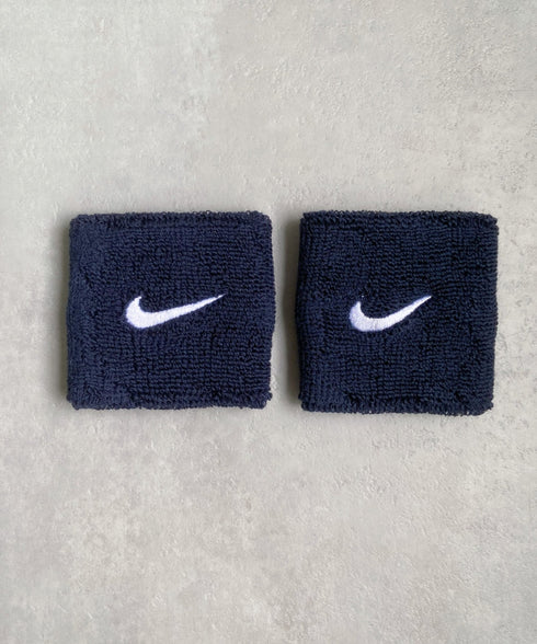 NIKE(ナイキ)/2個セット スウッシュ 刺繍 無地 リストバンド 2パック | IL4212001 | ネイビー