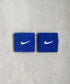 NIKE(ナイキ)/2個セット スウッシュ 刺繍 無地 リストバンド 2パック | IL4212001 | ブルー