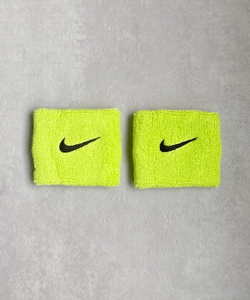 NIKE(ナイキ)/2個セット スウッシュ 刺繍 無地 リストバンド 2パック | IL4212001 | グリーン