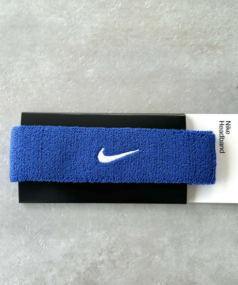 NIKE(ナイキ)/スウッシュ 刺繍 無地 ヘアバンド ヘッドバンド | IL4212003 | ブルー