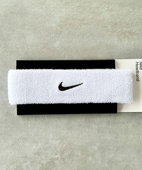 NIKE(ナイキ)/スウッシュ 刺繍 無地 ヘアバンド ヘッドバンド | IL4212003 | ホワイト