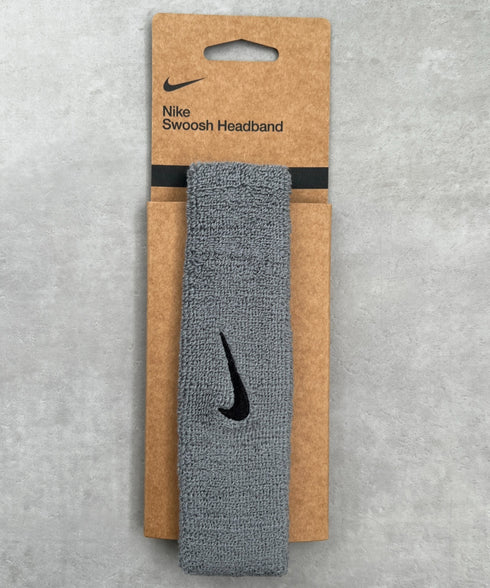 NIKE(ナイキ)/スウッシュ 刺繍 無地 ヘアバンド ヘッドバンド | IL4212003 | ダークグレー