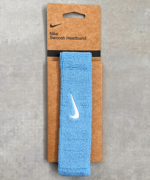 NIKE(ナイキ)/スウッシュ 刺繍 無地 ヘアバンド ヘッドバンド | IL4212003 | ライトブルー