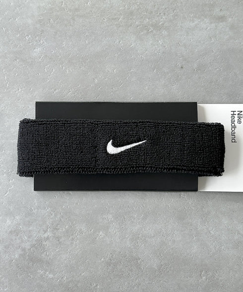 NIKE(ナイキ)/スウッシュ 刺繍 無地 ヘアバンド ヘッドバンド | IL4212003 | ブラック