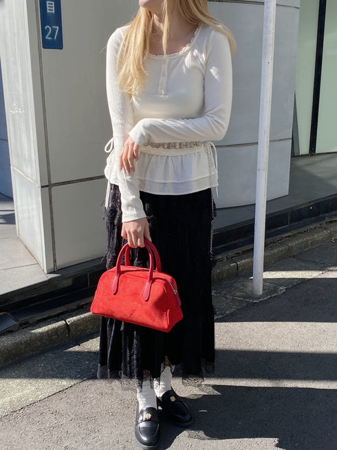 ベロアティアードボリュームスカート | SL2244609 | ブラック