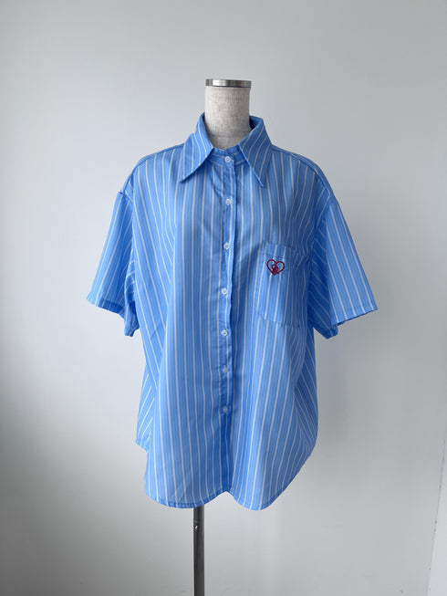 ストライプシャツ | RN2242014 | ブルー