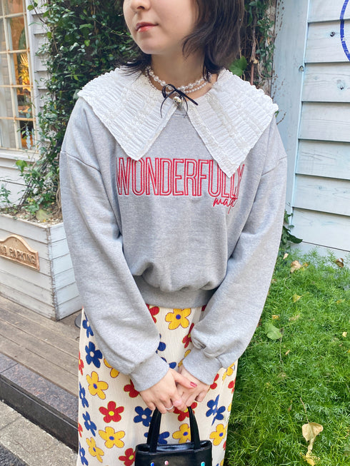 2連パールハートリボンネックレス | SL4233616 | ブラック