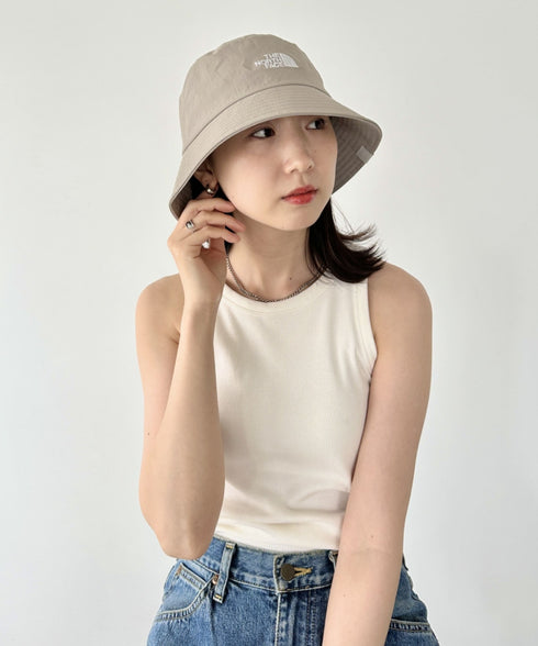 THE NORTH FACE(ザ・ノースフェイス)/ワンポイント ブランドロゴ刺繍 バケットハット/STANDARD BUCKET HAT | IM5242030 | ベージュ