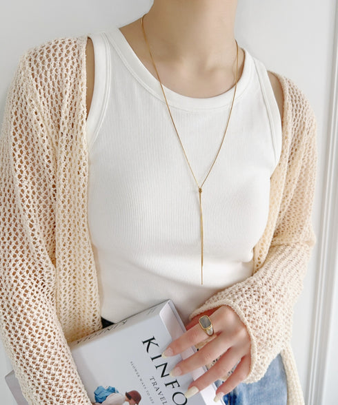 ノットチェーンロングネックレス | IS4221817 | ゴールド