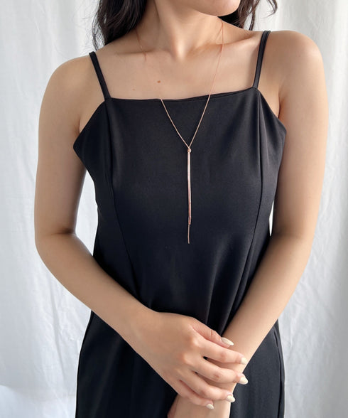 ノットチェーンロングネックレス | IS4221817 | ピンク