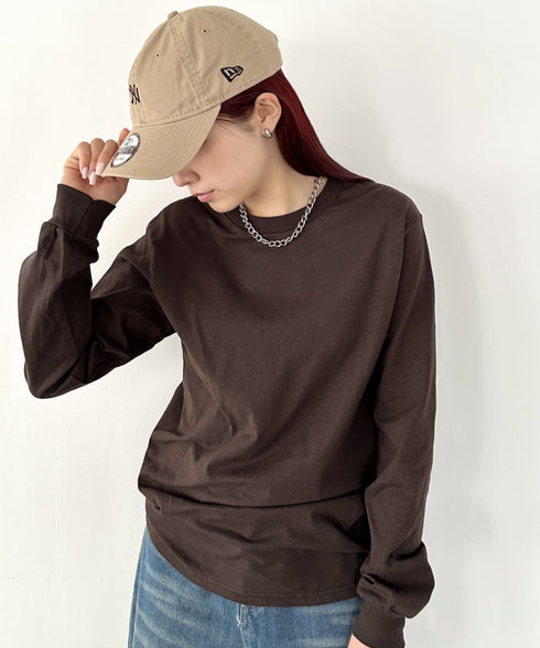 GILDAN(ギルダン) /ベーシック ロングスリーブ Tシャツ コットン ビッグシルエット オーバーサイズ サイズカラバリ豊富 長袖 ロンT 6.0オンス | 2193062 | ダークブラウン