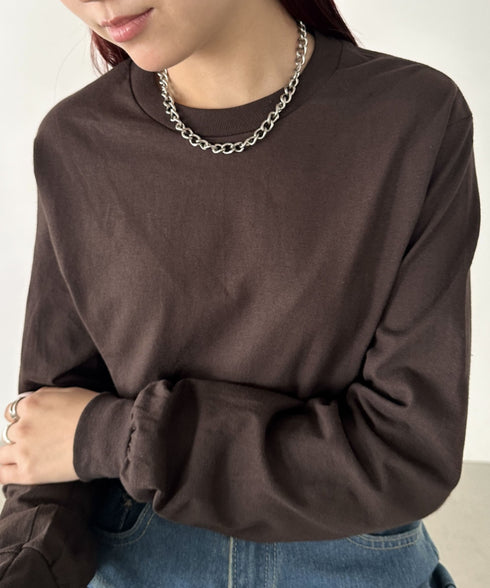 GILDAN(ギルダン) /ベーシック ロングスリーブ Tシャツ コットン ビッグシルエット オーバーサイズ サイズカラバリ豊富 長袖 ロンT 6.0オンス | 2193062 | ダークブラウン