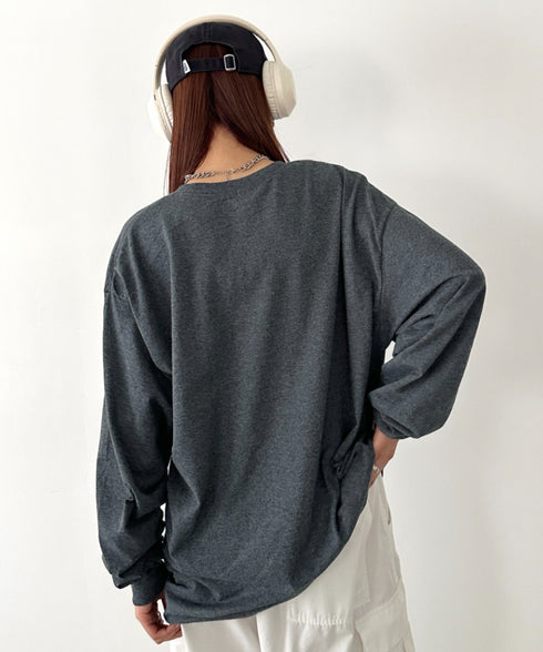 GILDAN(ギルダン) /ベーシック ロングスリーブ Tシャツ コットン ビッグシルエット オーバーサイズ サイズカラバリ豊富 長袖 ロンT 6.0オンス | 2193062 | ダークグレー