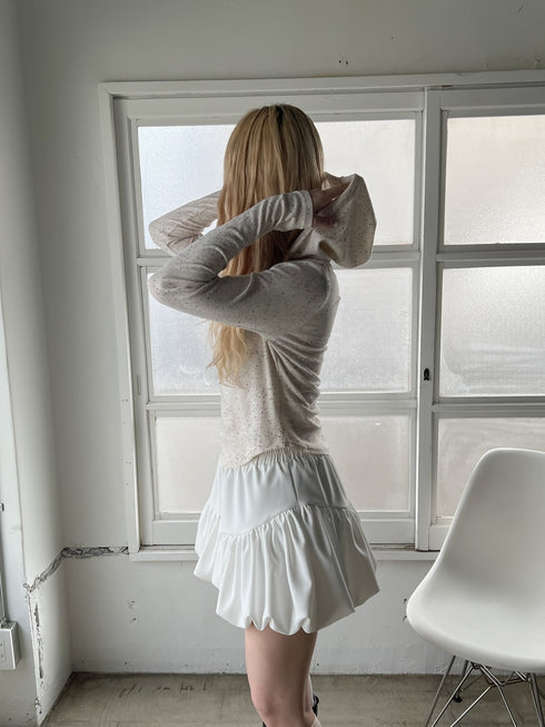 バルーンミニスカート | SL2251616 | ホワイト