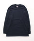 PRO CLUB(プロクラブ) / 6.5オンス スーパーヘビーウェイト クルーネック 長袖 無地 ロンT / Heavyweight Cotton Long Crew Neck T-Shirt | IM2213016 | ネイビー