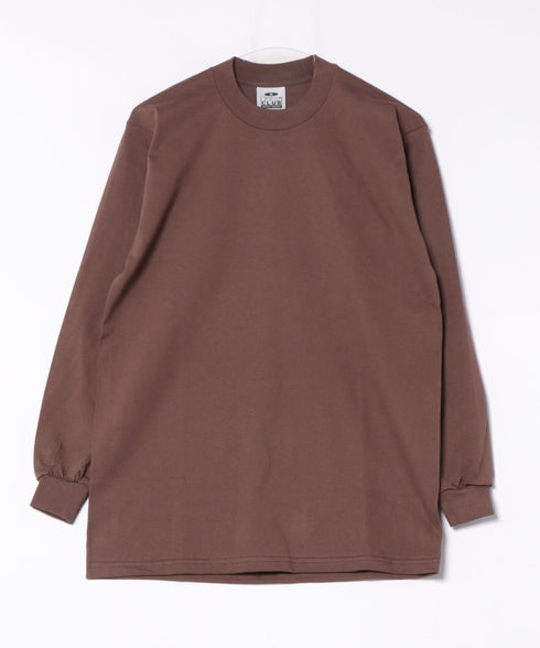 PRO CLUB(プロクラブ) / 6.5オンス スーパーヘビーウェイト クルーネック 長袖 無地 ロンT / Heavyweight Cotton Long Crew Neck T-Shirt | IM2213016 | ブラウン