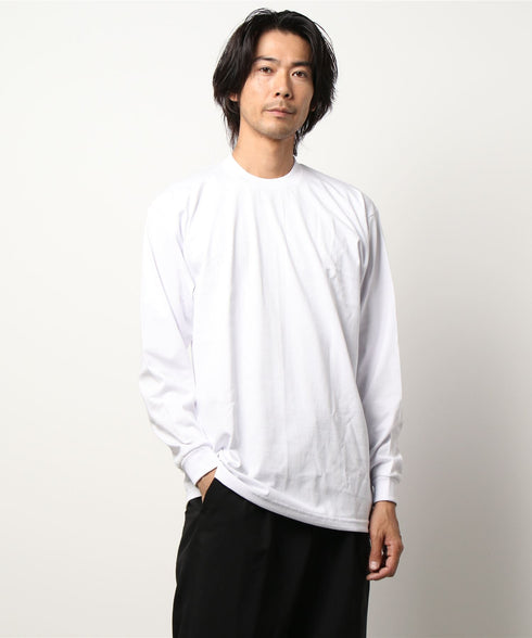 PRO CLUB(プロクラブ) / 6.5オンス スーパーヘビーウェイト クルーネック 長袖 無地 ロンT / Heavyweight Cotton Long Crew Neck T-Shirt | IM2213016 | ホワイト