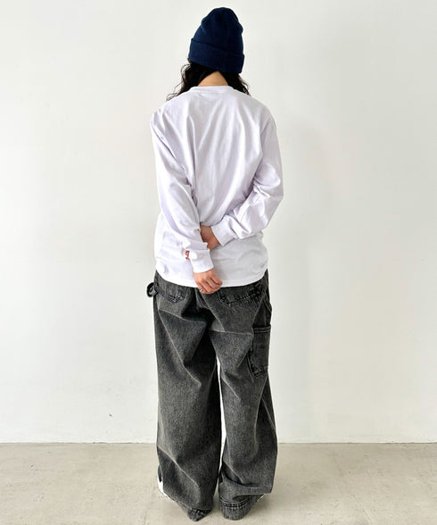 PRO CLUB(プロクラブ) / 6.5オンス スーパーヘビーウェイト クルーネック 長袖 無地 ロンT / Heavyweight Cotton Long Crew Neck T-Shirt | IM2213016 | ホワイト