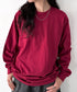 PRO CLUB(プロクラブ) / 6.5オンス スーパーヘビーウェイト クルーネック 長袖 無地 ロンT / Heavyweight Cotton Long Crew Neck T-Shirt | IM2213016 | バーガンディー