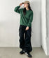 PRO CLUB(プロクラブ) / 6.5オンス スーパーヘビーウェイト クルーネック 長袖 無地 ロンT / Heavyweight Cotton Long Crew Neck T-Shirt | IM2213016 | ダークグリーン