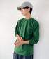 PRO CLUB(プロクラブ) / 6.5オンス スーパーヘビーウェイト クルーネック 長袖 無地 ロンT / Heavyweight Cotton Long Crew Neck T-Shirt | IM2213016 | ダークグリーン