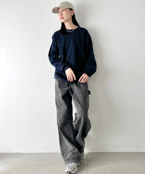 PRO CLUB (プロクラブ) / ヘビーウェイト サーマル ワッフル ロンT 8.1オンス / Heavyweight Cotton Long Sleeve Thermal Top | IM2213017 | ネイビー