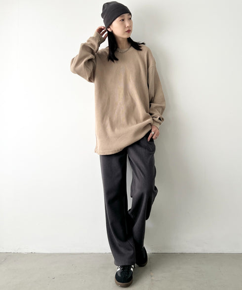 PRO CLUB (プロクラブ) / ヘビーウェイト サーマル ワッフル ロンT 8.1オンス / Heavyweight Cotton Long Sleeve Thermal Top | IM2213017 | ベージュ
