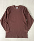 PRO CLUB (プロクラブ) / ヘビーウェイト サーマル ワッフル ロンT 8.1オンス / Heavyweight Cotton Long Sleeve Thermal Top | IM2213017 | ブラウン