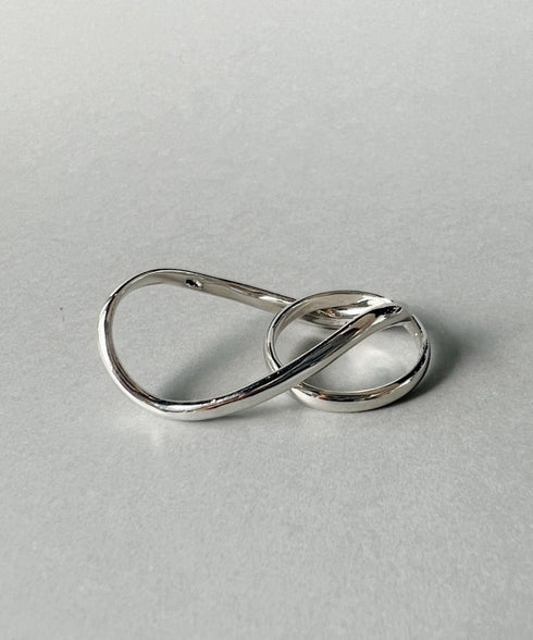 2WAYダブルフィンガーリング/double finger ring | IS4213056 | シルバー