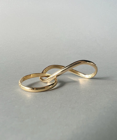 2WAYダブルフィンガーリング/double finger ring | IS4213056 | ゴールド