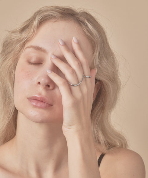 2WAYダブルフィンガーリング/double finger ring | IS4213056 | シルバー