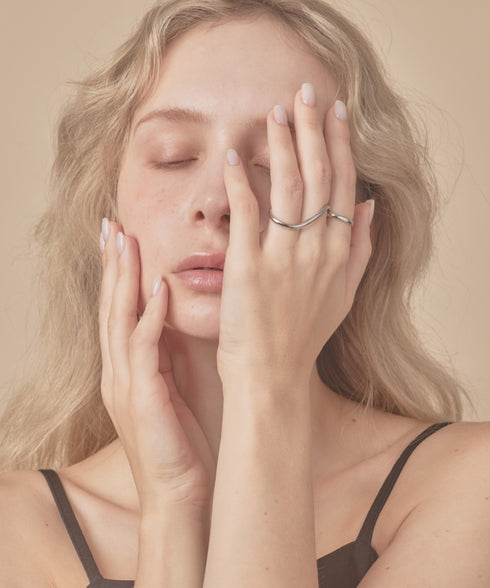 2WAYダブルフィンガーリング/double finger ring | IS4213056 | シルバー