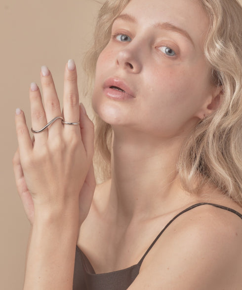 2WAYダブルフィンガーリング/double finger ring | IS4213056 | シルバー