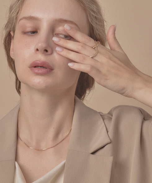 2WAYダブルフィンガーリング/double finger ring | IS4213056 | ゴールド