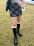 チェック台形スカート | SL2243623 | ネイビー