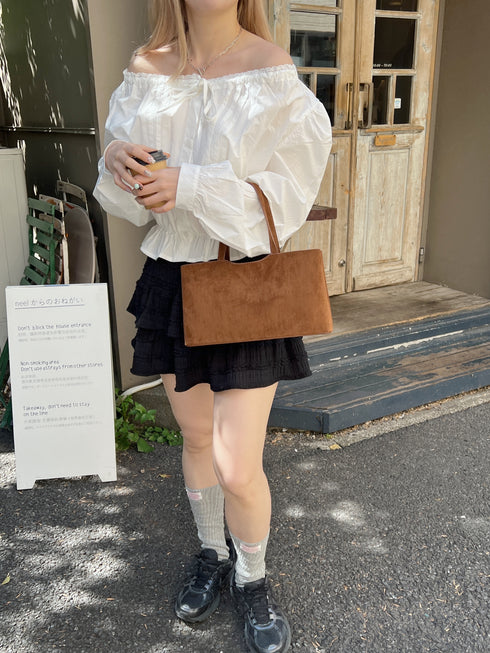 レースギャザーピンタックブラウス | SL2251605 | ホワイト