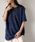 TOMMY HILFIGER(トミーヒルフィガー) / Core Flag Tee フラッグロゴ刺繍 半袖 Tシャツ | IL2222012 | ネイビー
