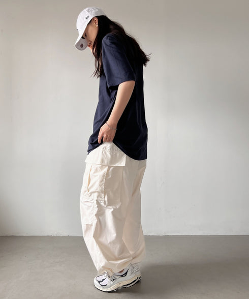 TOMMY HILFIGER(トミーヒルフィガー) / Core Flag Tee フラッグロゴ刺繍 半袖 Tシャツ | IL2222012 | ネイビー